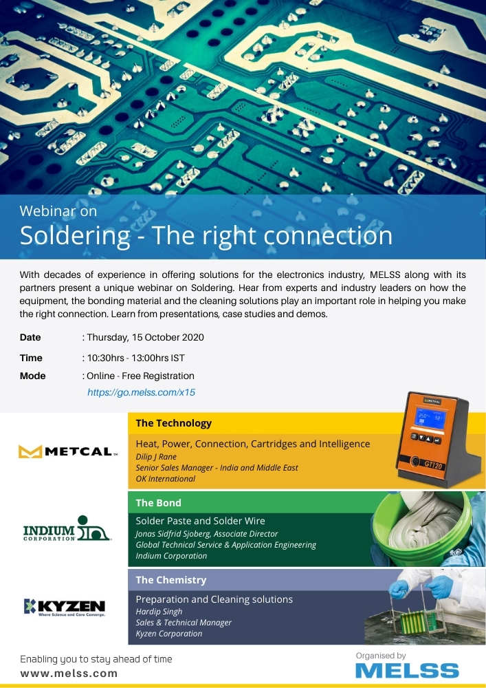 Webinar on Soldering - The right connection